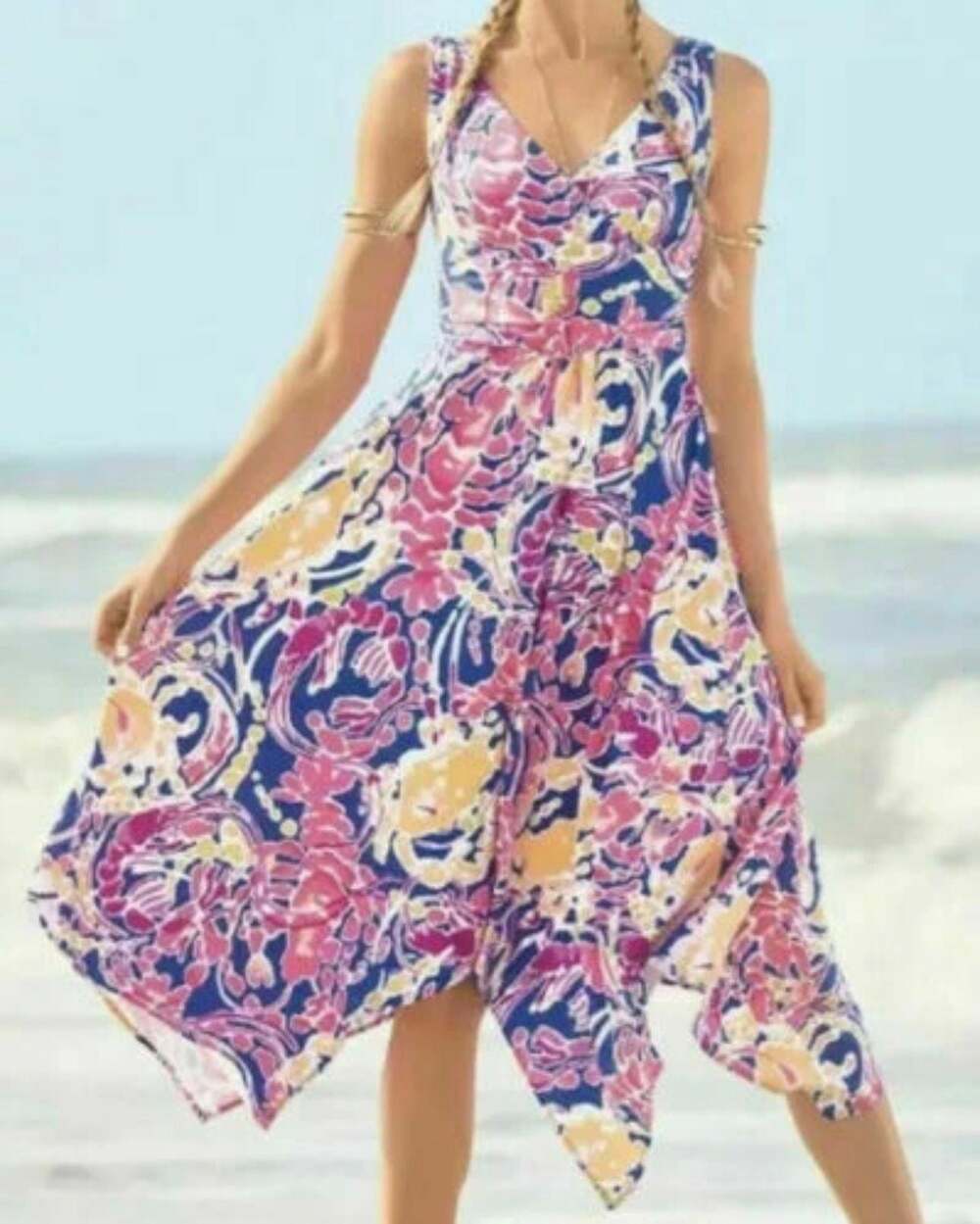 Lilly Pulitzer Sloane Midi Dress in Catch and Release Print